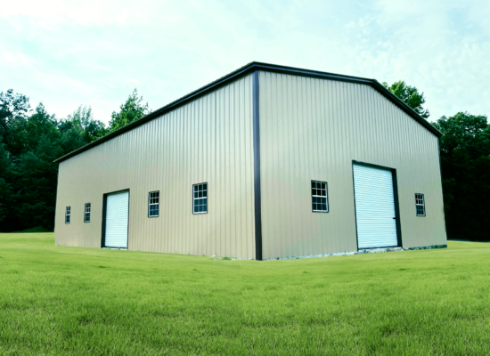 Metal barn - wide-span GalvStruct steel barn